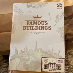 New in sealed package 3D puzzle of White House